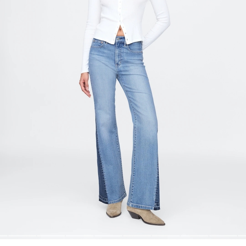 Gap 70s flare jeans